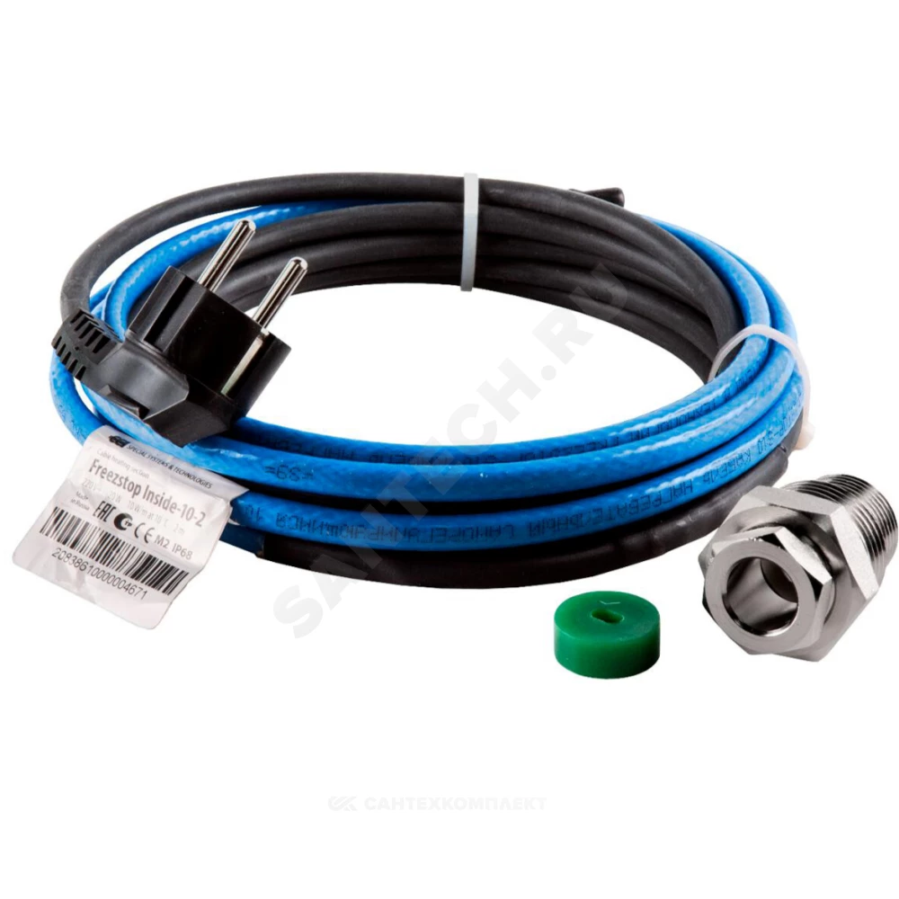 Секция нагревательная кабельная для защиты от замерзания трубопровода Inside-10 L=12м 120 Вт Freezstop 2083847