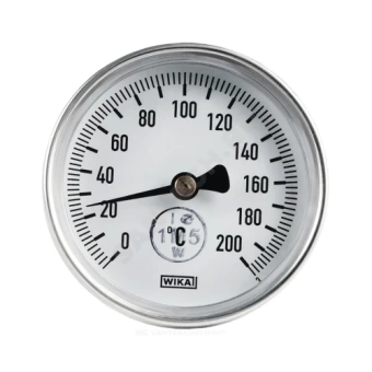 Термометр биметаллический осевой Дк80 L=40мм G1/2" 200С A50.10 Wika 3905055