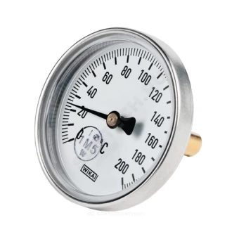 Термометр биметаллический осевой Дк80 L=60мм G1/2" 200С A50.10 Wika 36670019