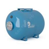 Гидроаккумулятор WAO Premium 100 л 10 бар 1" наружная резьба горизонтальный Wester 1-14-0252