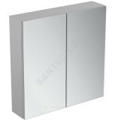 Шкаф зеркальный MIRROR&LIGHT алюминий с подсветкой Ideal Standard T3590AL