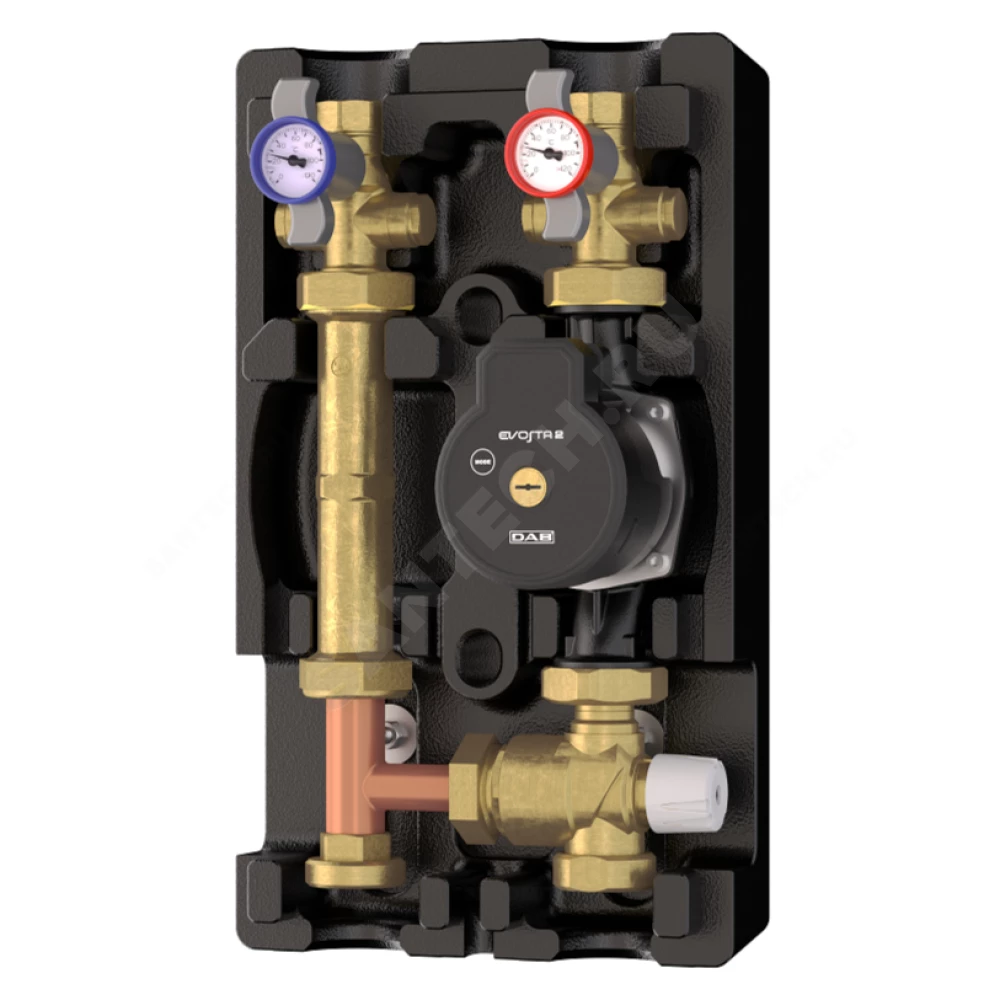 Группа насосная R586 Ду 25 со смешением с насосом DAB EVOSTA2 70/180 Giacomini R586RY104