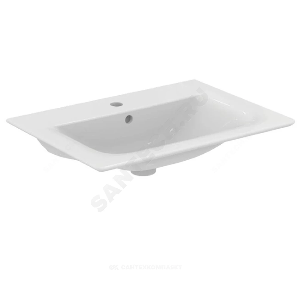 Умывальник мебельный CONNECT AIR Vanity 64 1 отверстие под смеситель по центру Ideal Standard E028901