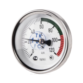 Термометр биметаллический осевой Дк63 L=50мм G1/2" 120С ТБП-Т НПО ЮМАС