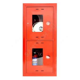 Шкаф пожарный ШПК 320 ВОК универсальный компакт красный ФАЭКС