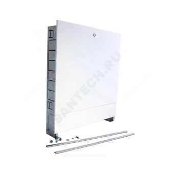 Шкаф коллекторный наружный сталь ШРН-3 703х120х650-730мм RAL 9016 (Белый) STAHLMANN SCC-0001-000810