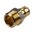 Муфта для PE-X труб радиальная латунь Дн 25х3/4" НР Q&E Uponor 1047862 (1008741)